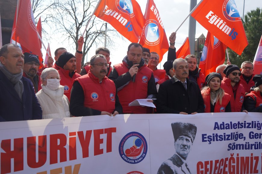 Cumhuriyet ve Emek Yürüyüşü Tekirdağ'dan başladı!