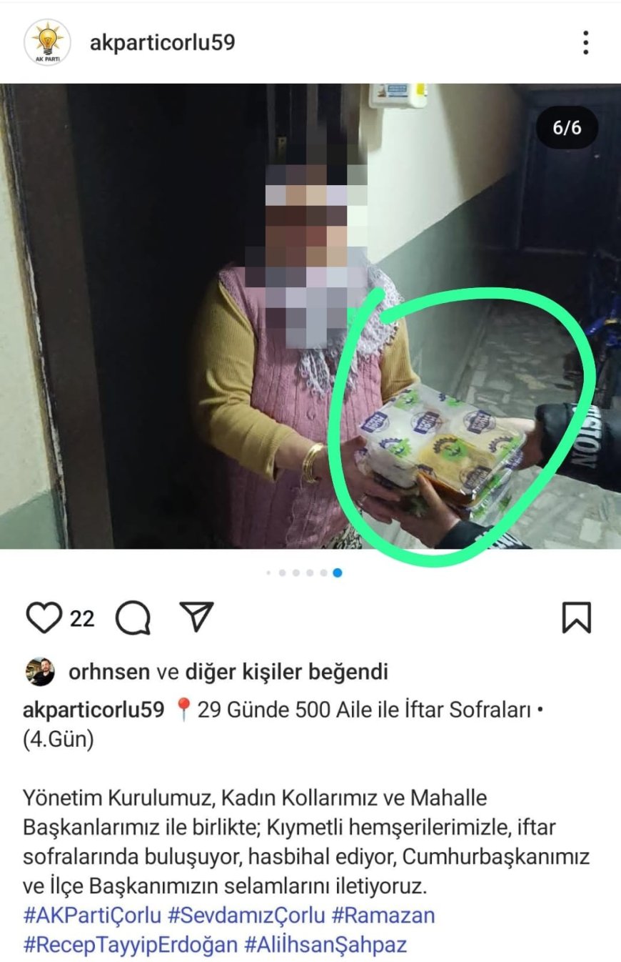 Selamlar Ali İhsan Başkandan, Yemekler Müge Başkandan...